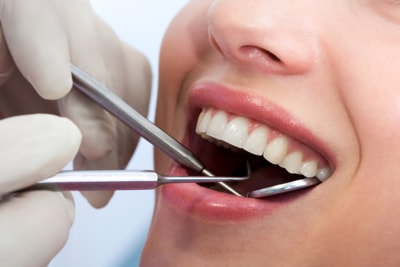 Dental cleaning examination